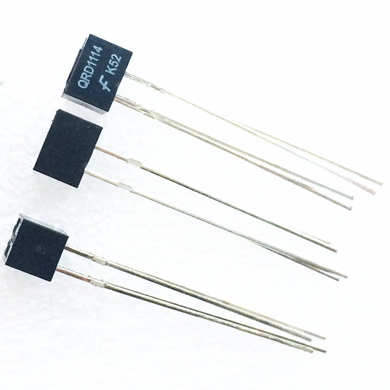5 X Sensore Ottico A Riflessione Fairchild QRD1114 DIP-4 &ndash; Montaggio PCB