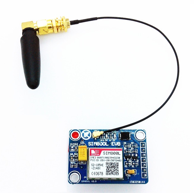 Módulo SIM800L GPRS GSM Con Antena – Placa De Banda Cuádruple Para Arduino Y Proyectos IoT, Pack De 2 Unidades