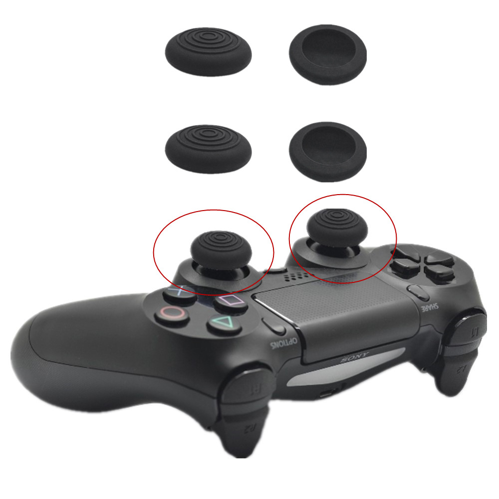 4pcs Thumb Grips PS4 Xbox One PS3 Xbox 360 Silicone TPU Gel Controller ...