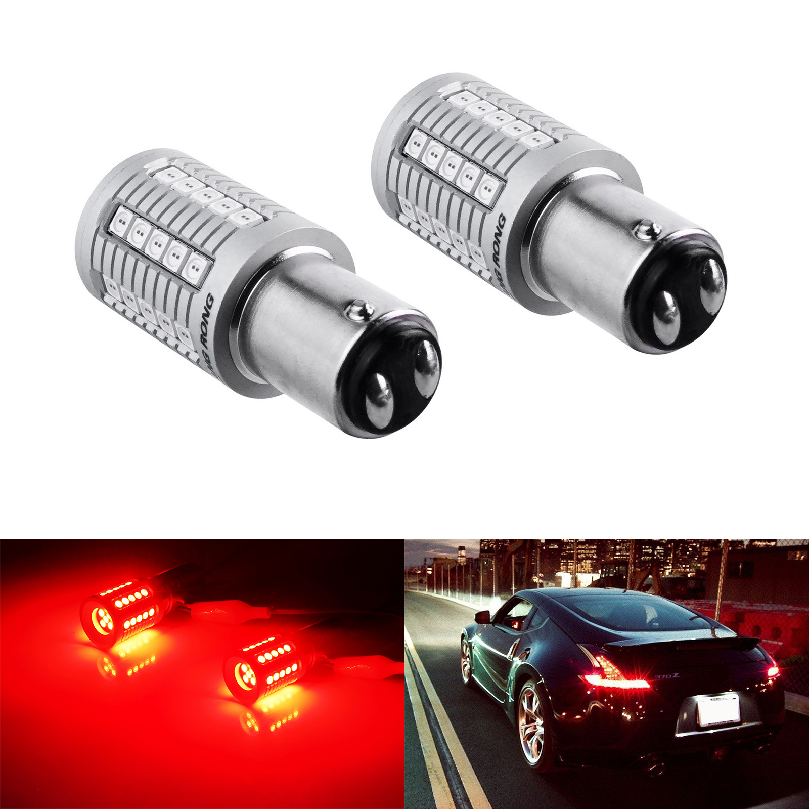 Ruiandsion BAW15D 12V P21W/5W Halogen Brake Light Bulb Tail - View #9