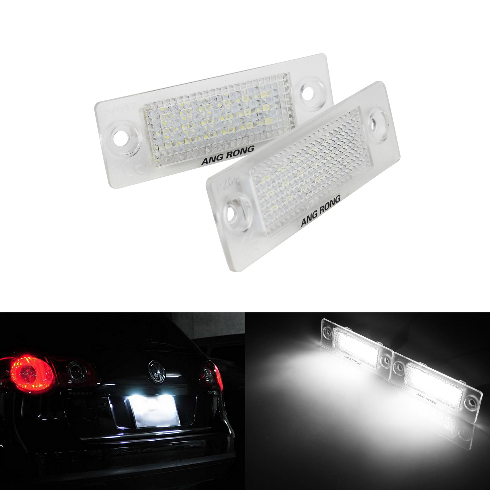 2x Premium LED Kennzeichenleuchten Für VW Transporter T5 – Xenonweiß, CANBUS-fehlerfrei