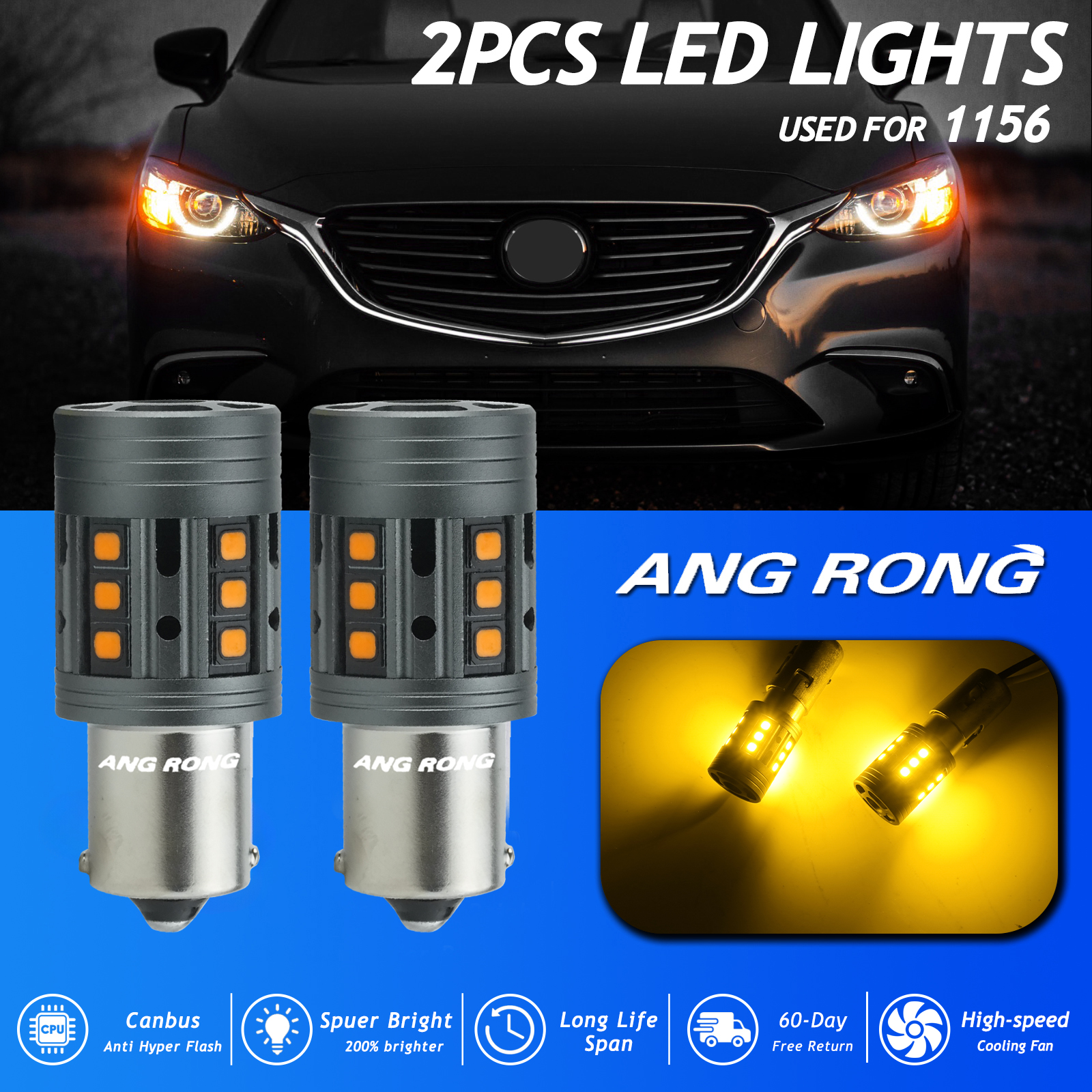 P21W Led Canbus Bulb  OEM Turn Signal Light Output Level