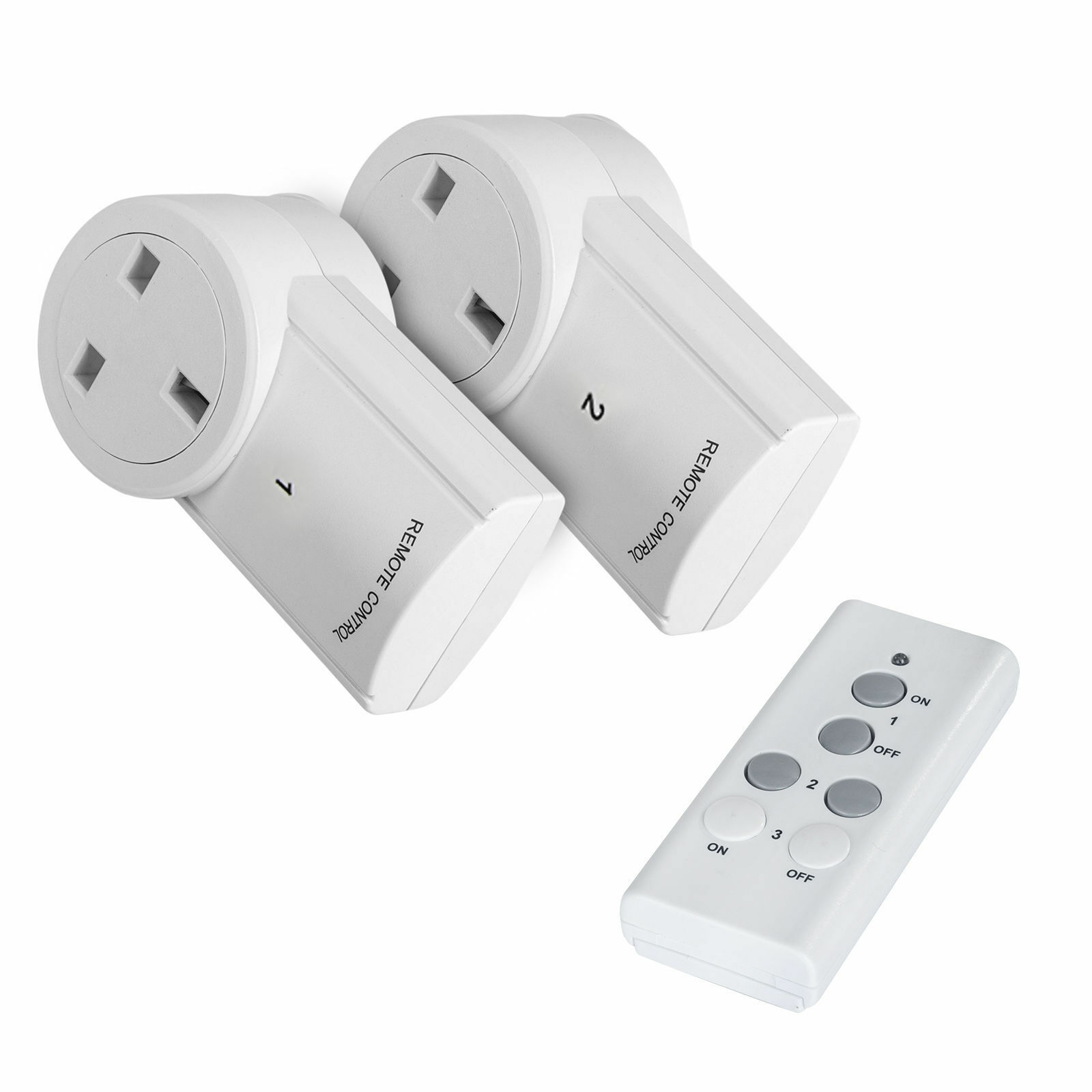 Remote Control Outlet Kit Wireless Light Switch UK Plug Household