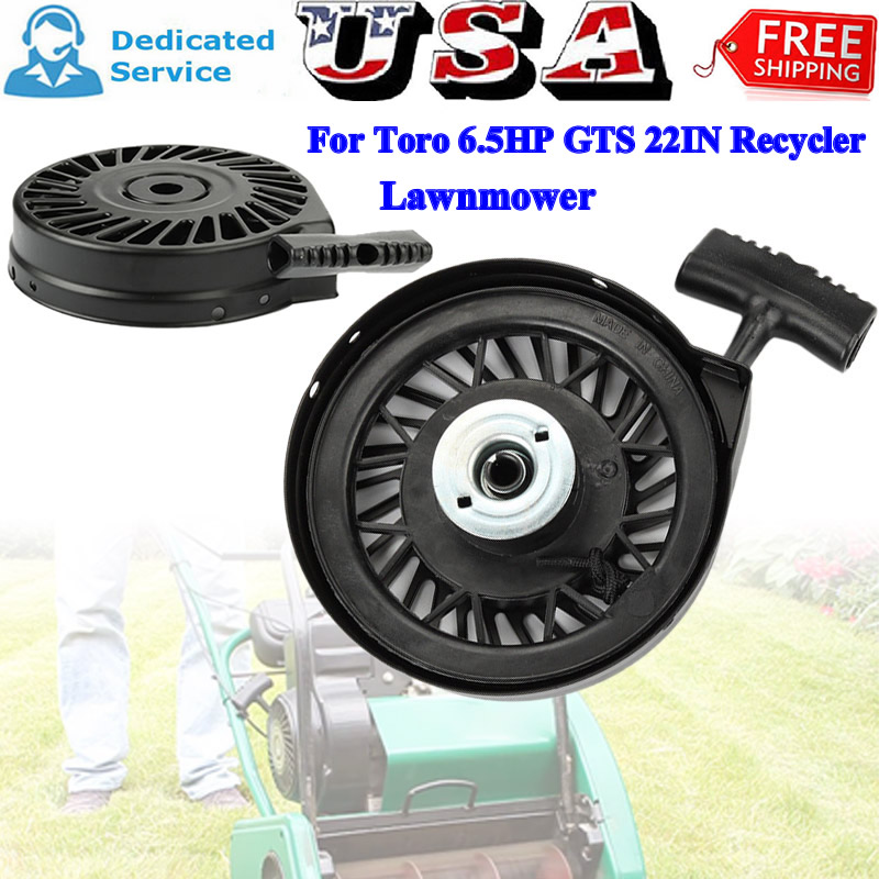 Pull Recoil Starter Assembly For Toro 6.5HP GTS 22" Recycler Lawn Mower