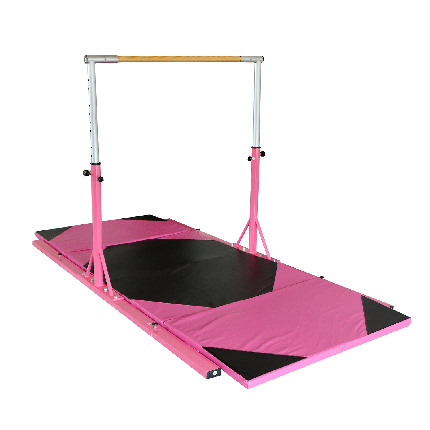 Pink Gymnastic Horizontal Kip Bar Junior Training Home Practice