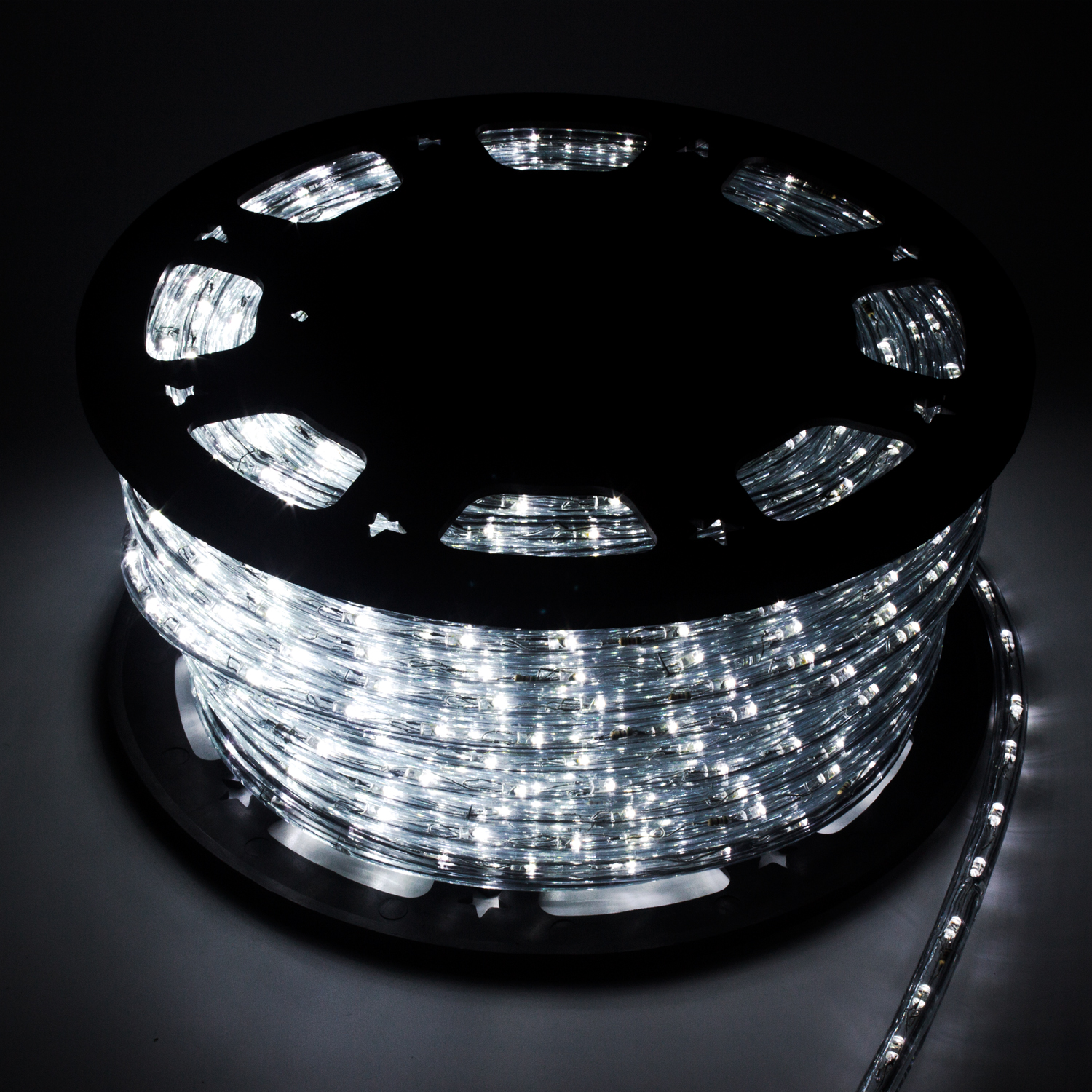 150&#039; LED Rope Light 2 Wire Outdoor Home Party Lighting Bedroom 110V