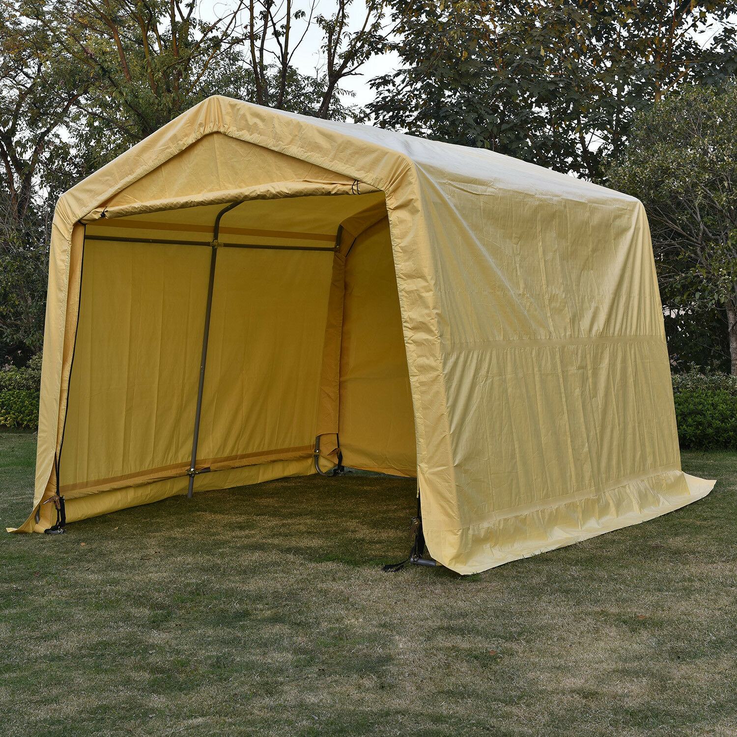 10x15 ft Carport Canopy Heavy Duty Garage Car Tent Portable Shelter Storage  New