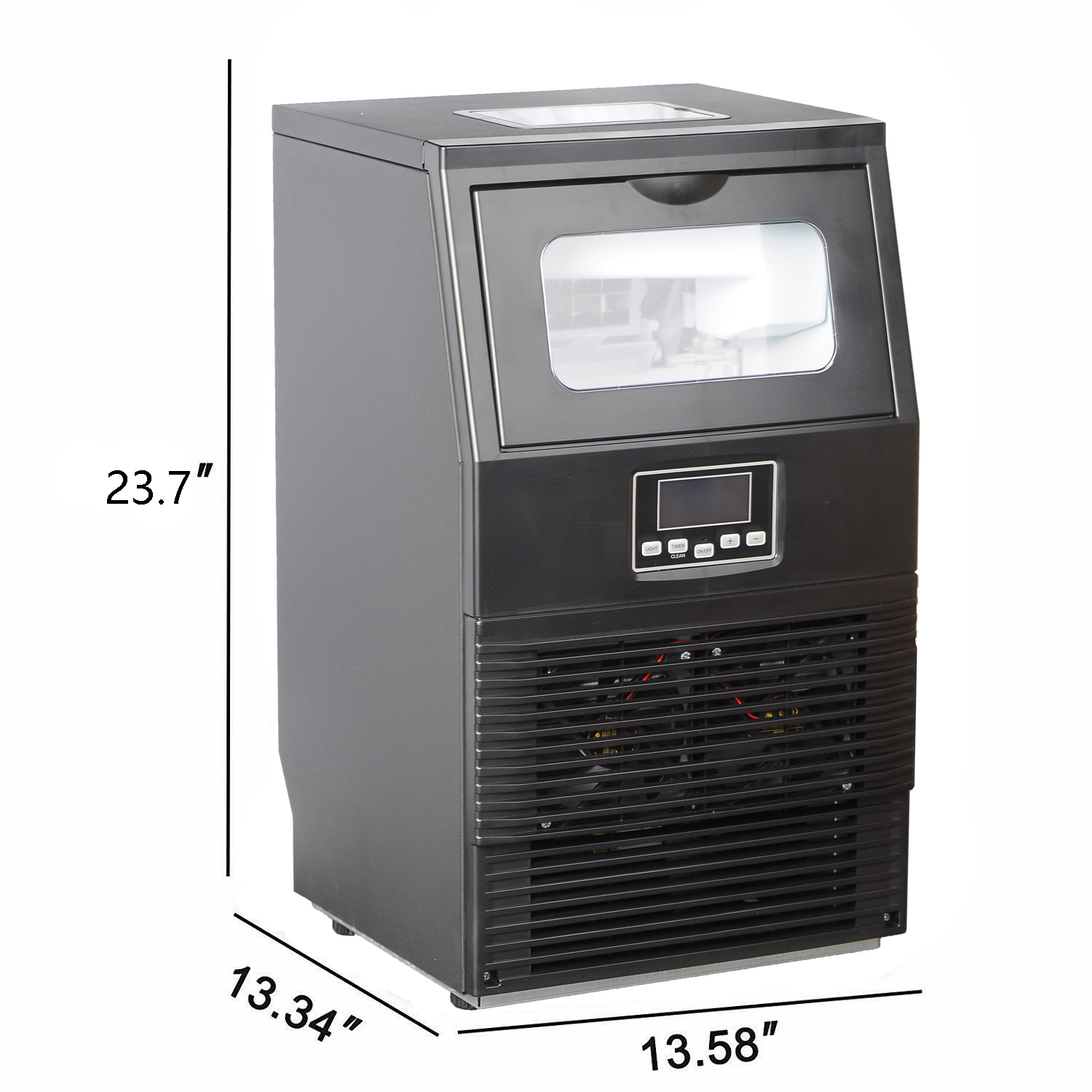 SMAD Commercial Freestanding Ice Maker Bar Ice Cube Machine Undercounter Cooler eBay