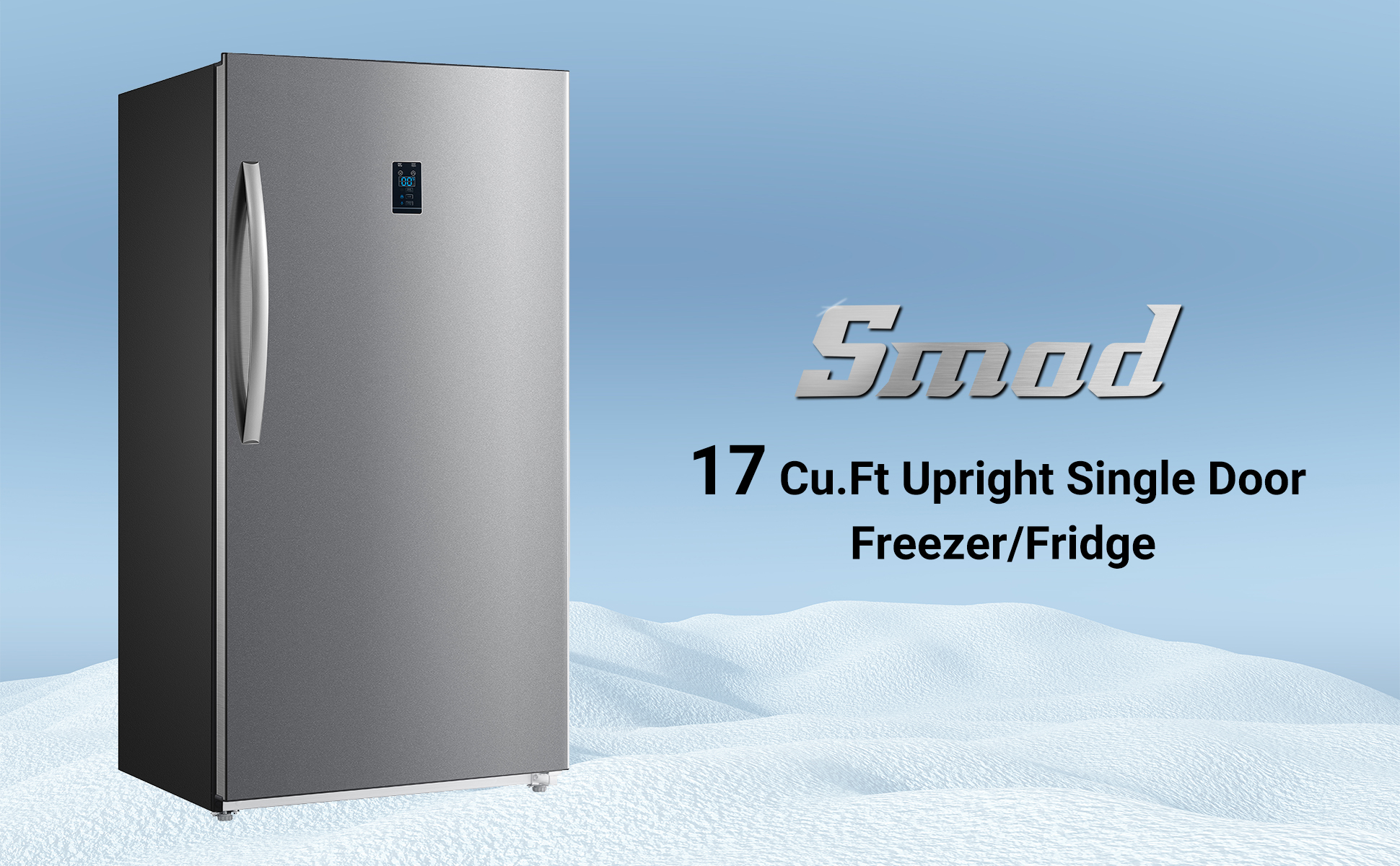 Freezer ex ☆ 17 Cu.Ft. Upright Freezer Fridge Refrigerator Frost Free