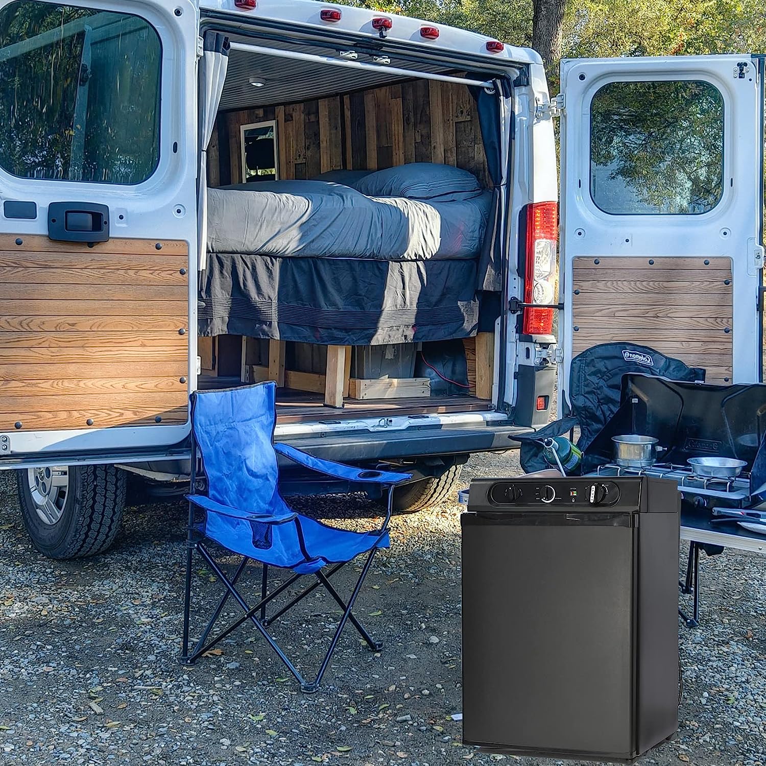 Smad 53L Kühlschrank/Kompakter Absorber Camping Wohnmobil Caravan 12V/230V/Gas