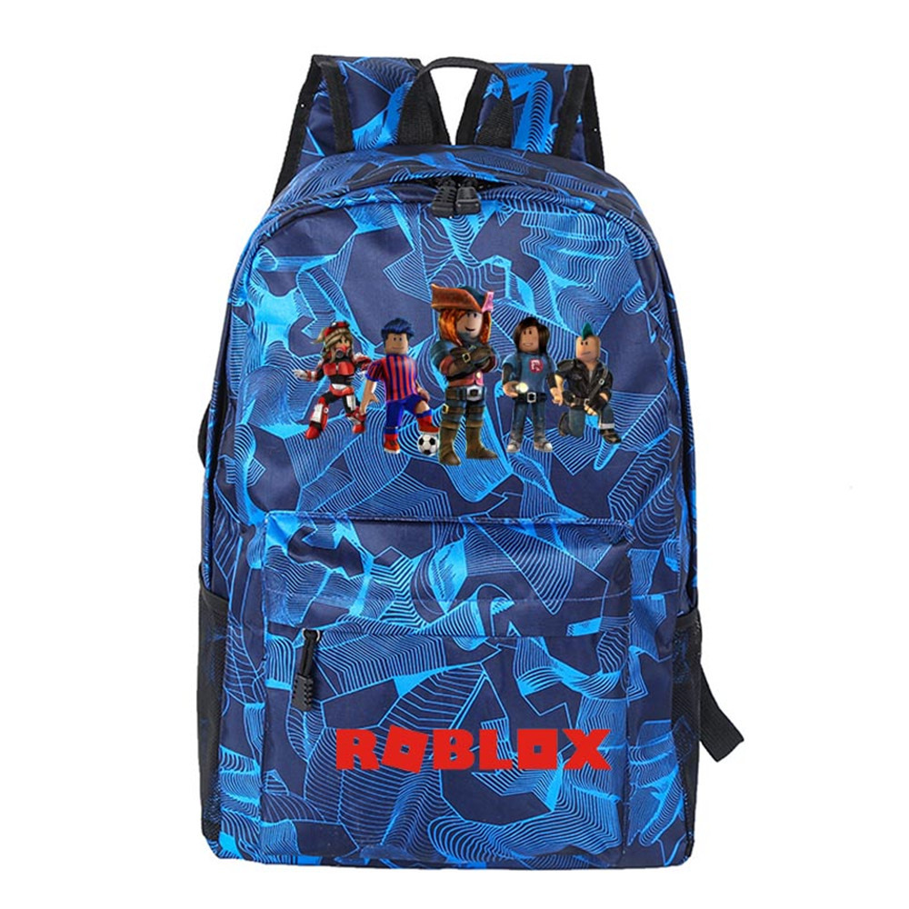 Game Roblox Student Backpack Travel Shoulders Bag School Bag Bookbag Knapsack Ebay - roblox open your backpack