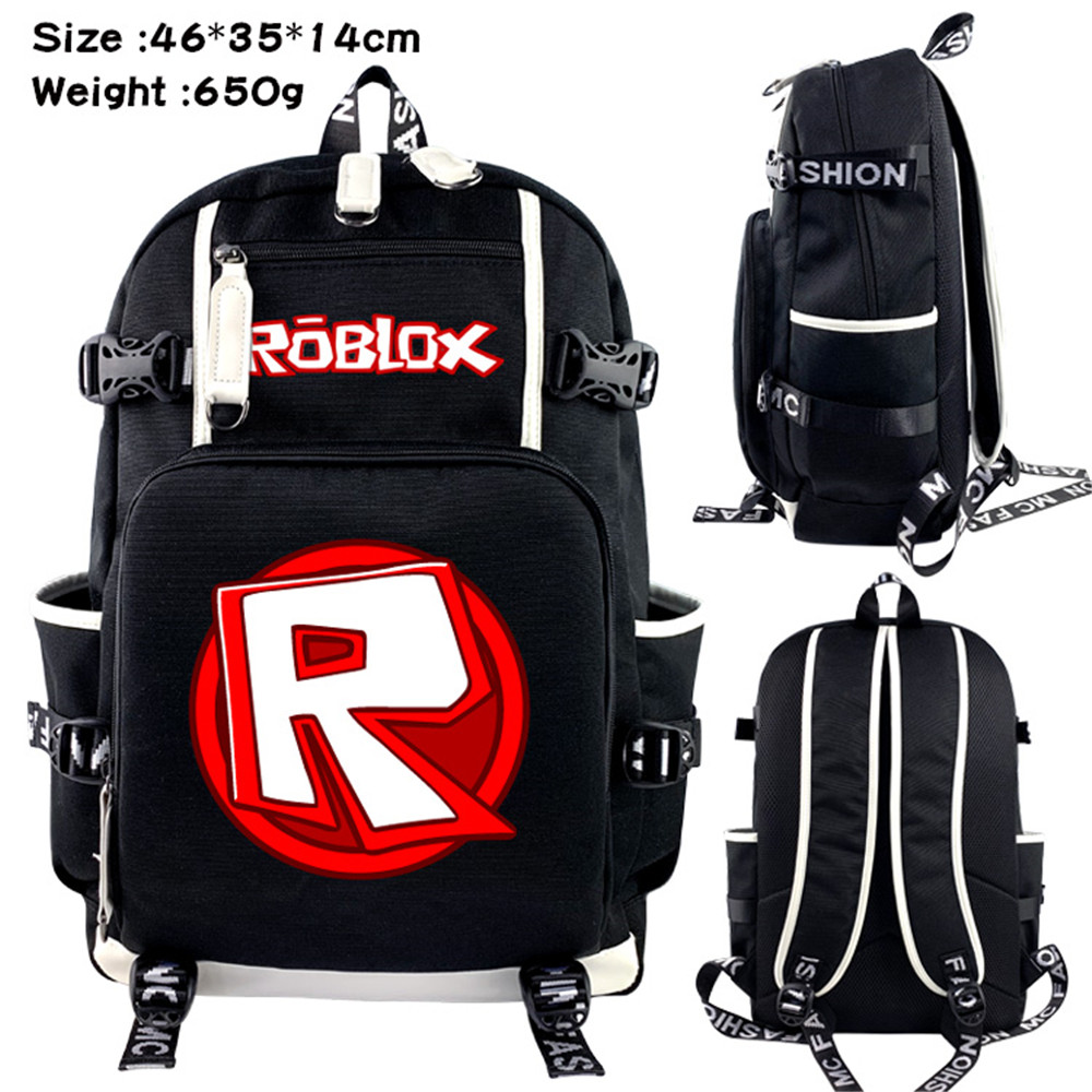 Game Roblox Men Anime Zipper Backpack Student Travel School Bag Racksack Satchel Ebay - roblox shirt natsu a free roblox card code