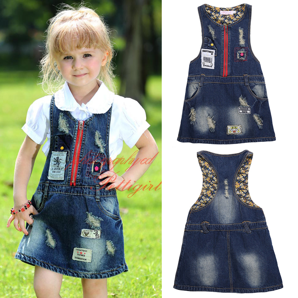 dungaree dress for kid girl