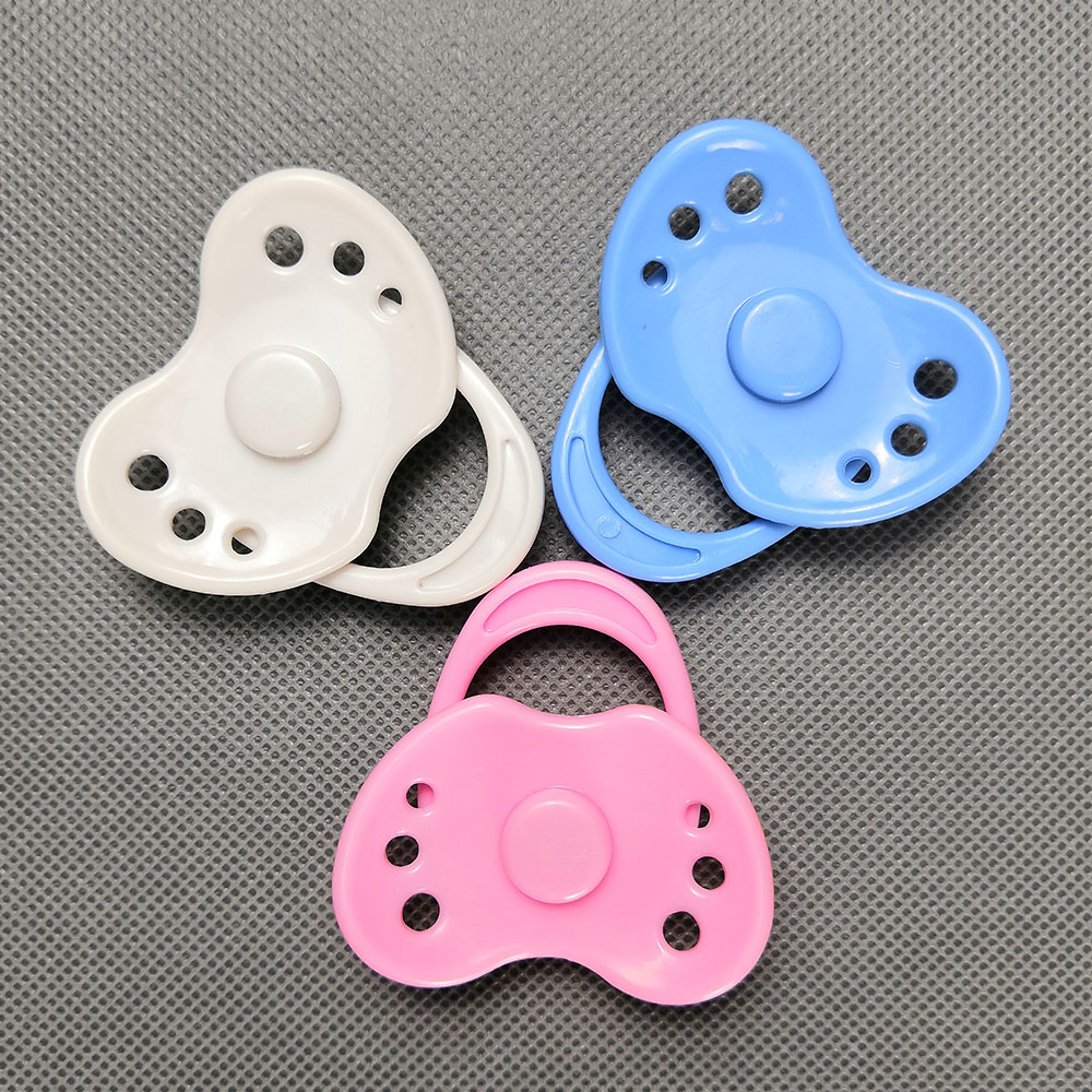 3PCS Dummy Pacifier Nipple For Reborn Baby Doll Newborn