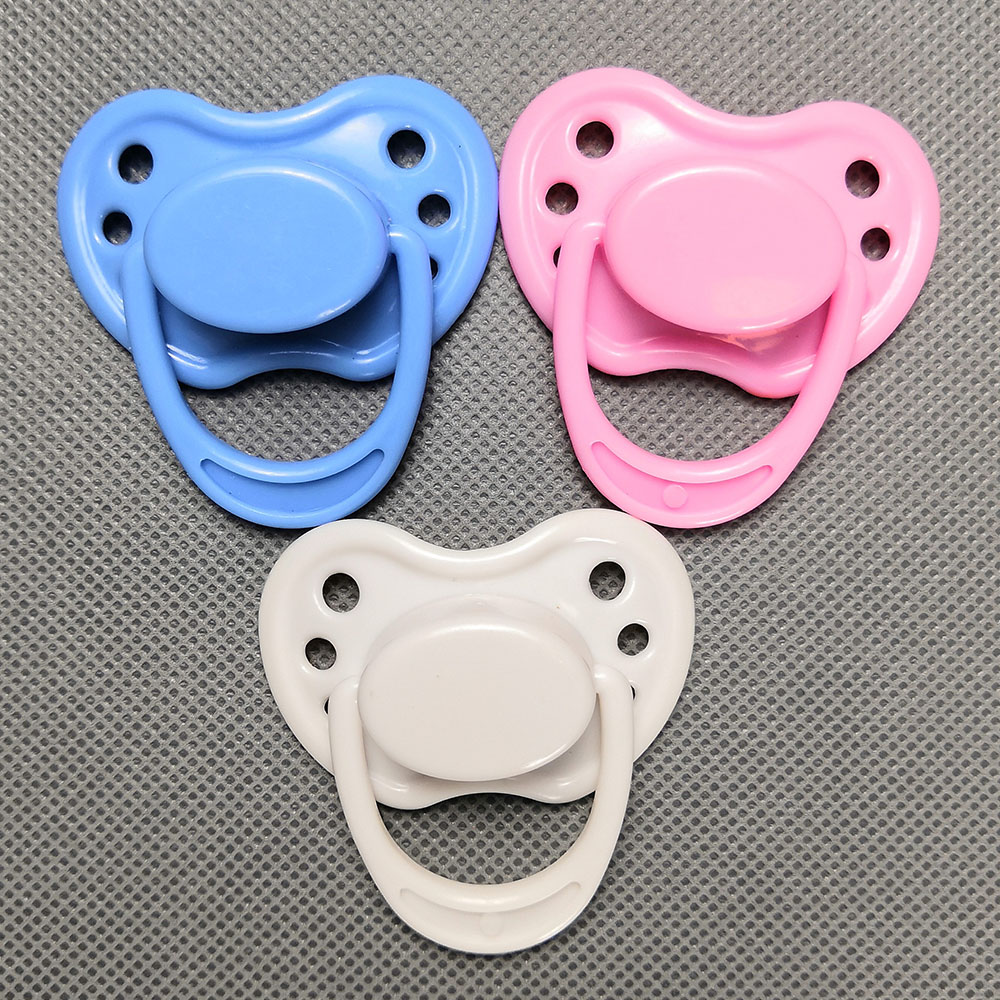 3PCS Dummy Pacifier Nipple For Reborn Baby Doll Newborn