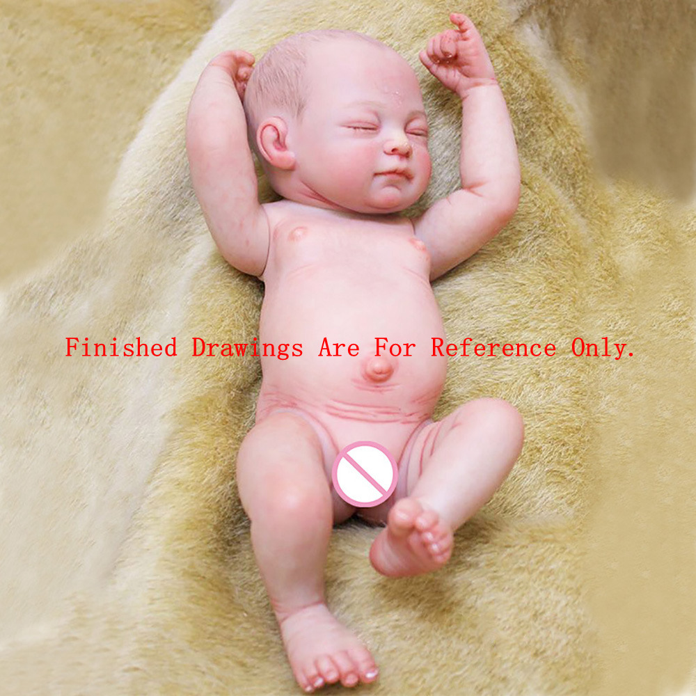 Reborn Kits Supplies 10 Unpainted Reborn Baby Doll Handmade Silicone Mold Blank Newborn Girl Kit Woodland Resort Com