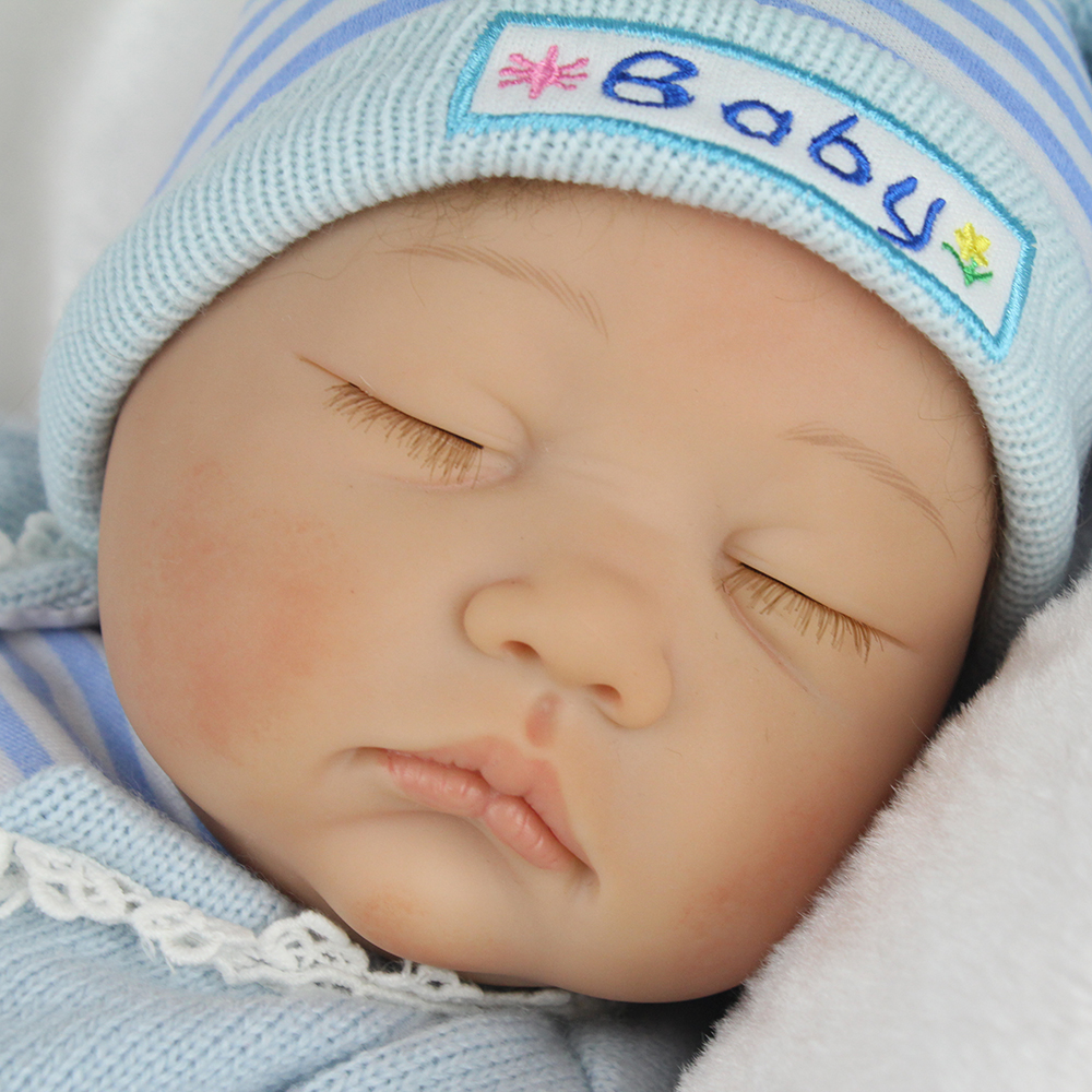 Realistic Reborn Baby Dolls 22 Lifelike Vinyl Silicone Newborn Boy