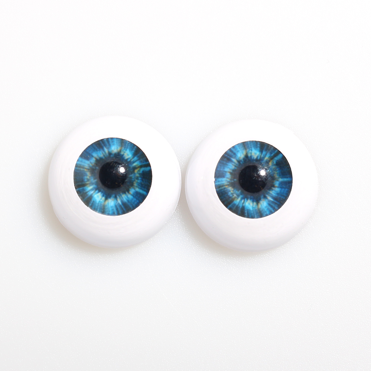20mm Reborn Baby Dolls Eyeballs Half Round Acrylic Eyes DIY Accessories 4 pairs