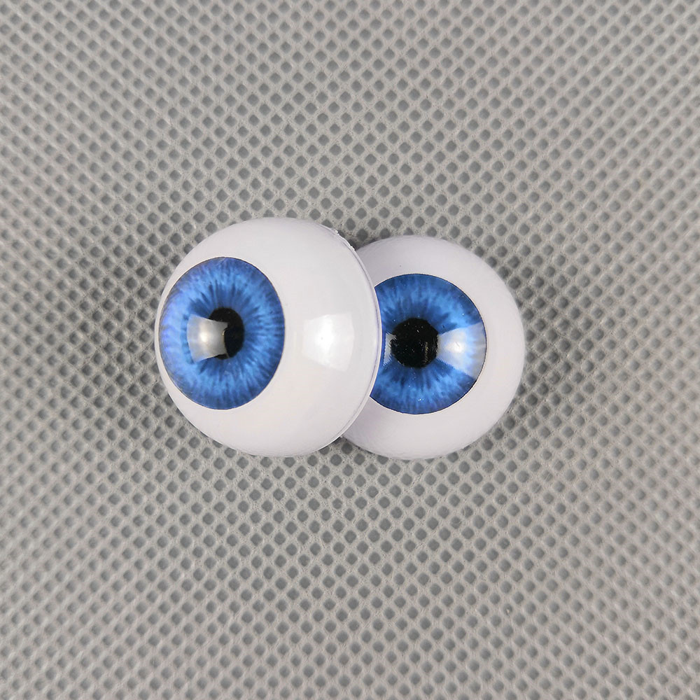 как выглядит 5 Pairs Acrylic Eyes Half Round Eyeballs for BJD/OOAK Reborn Baby Dolls Kit DIY фото
