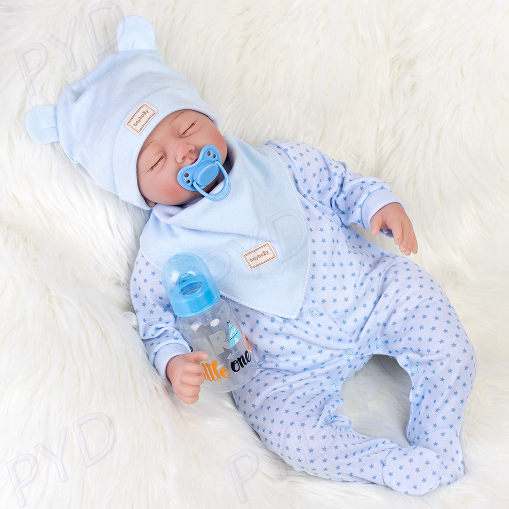 22″ Reborn Dolls Twins Toddler Boy Doll Silicone Vinyl Realistic Newborn Babies