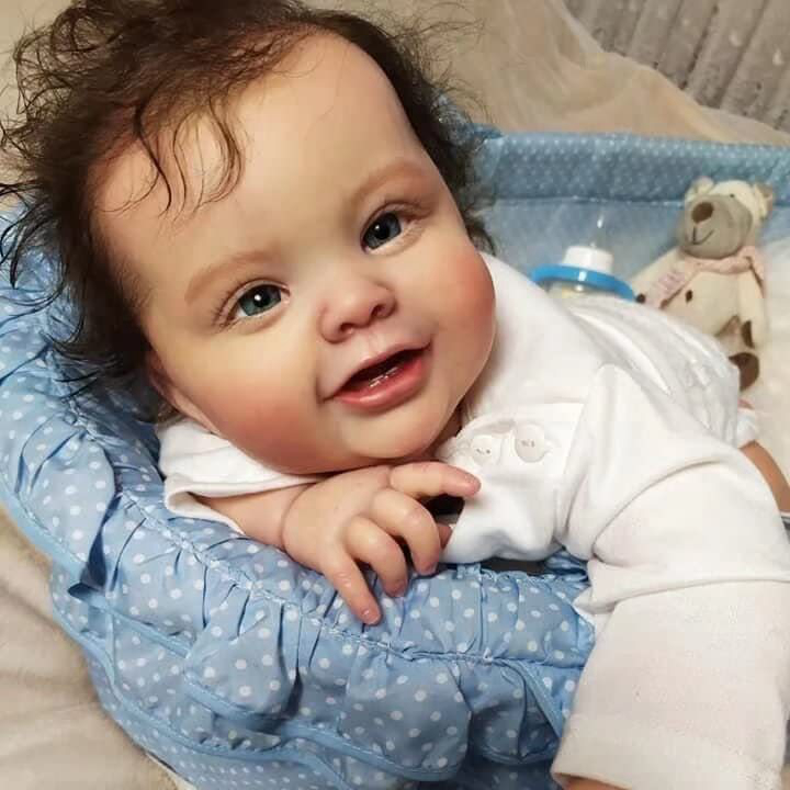Realistic Reborn Doll Kits Vinyl Silicone Unpainted Newborn Baby