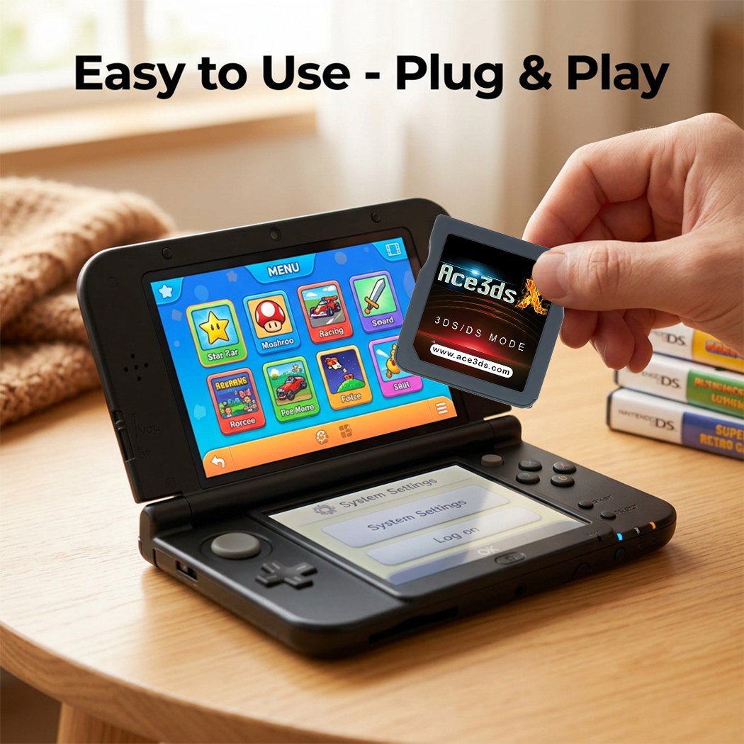 ACE3DS X SDHC For 3DS /2DS/DSi/DS Lite/DS to play NDS games