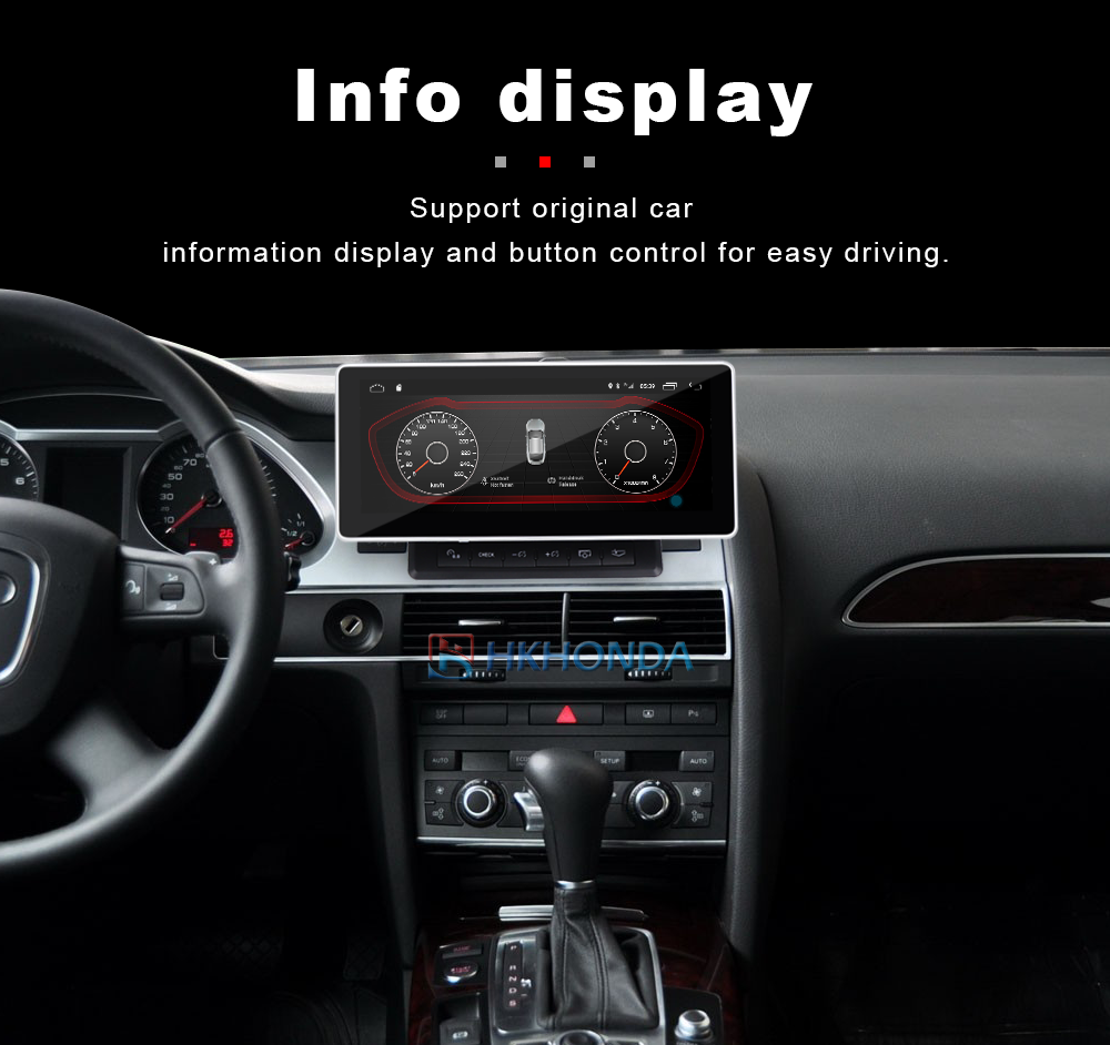 Radio navigation Audi A6 C6 2005-2009: CarPlay, Android Auto – Multigenus