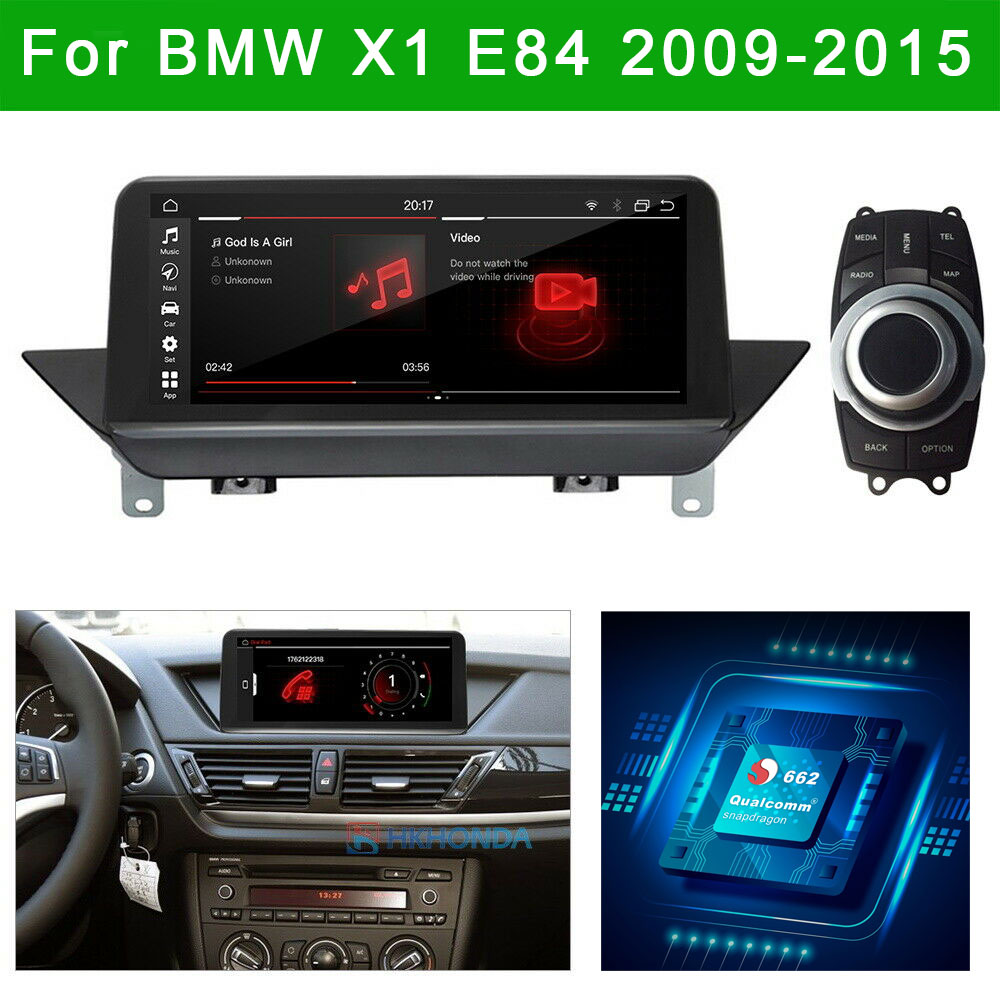 For BMW Black Radio E84 Car GPS Screen 12.3\