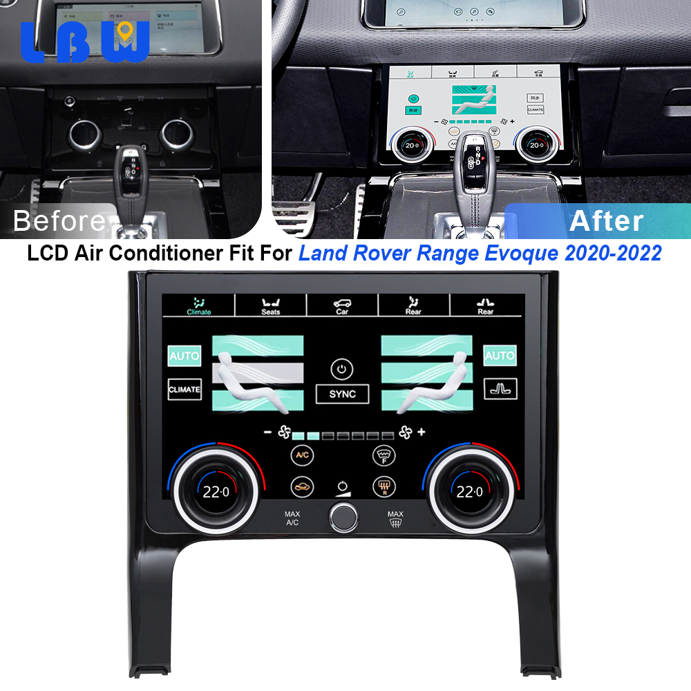 Car AC Touch Screen 10 Inch IPS LCD Screen Climate Control Display Panel  with Car DVD CD Player