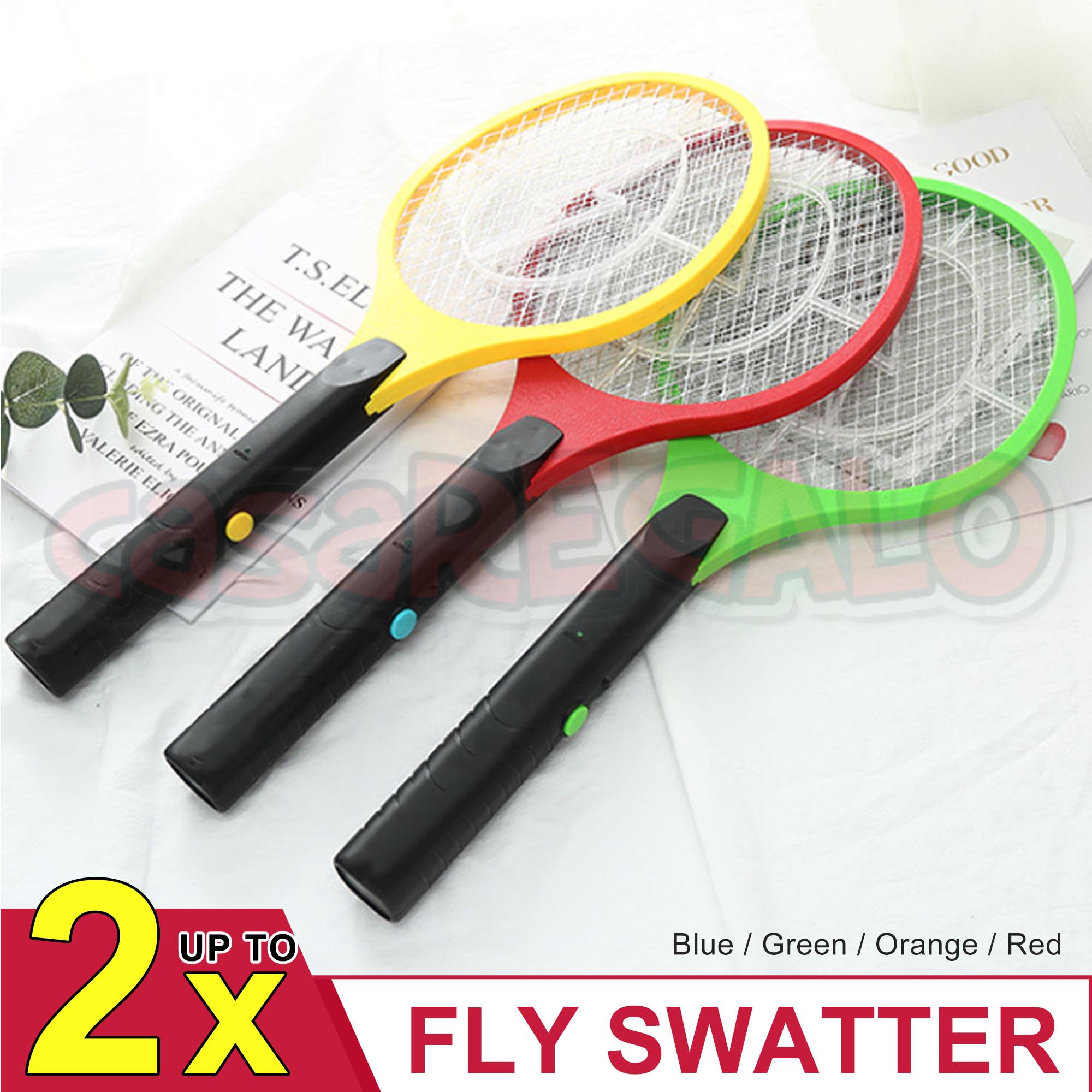 Electric Bug Zapper Tennis Racket Mosquito Fly Swatter Insect Killer Handhel AU eBay