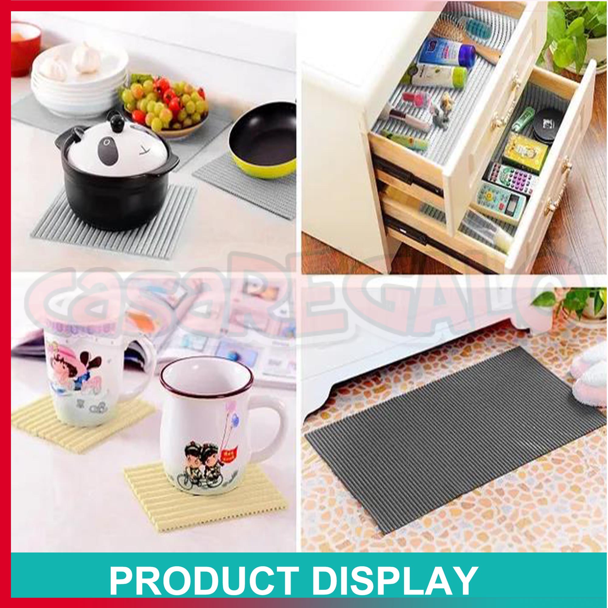 Anti Non Slip Grip Mat Underlay Liner Kitchen Carpet Drawer Car