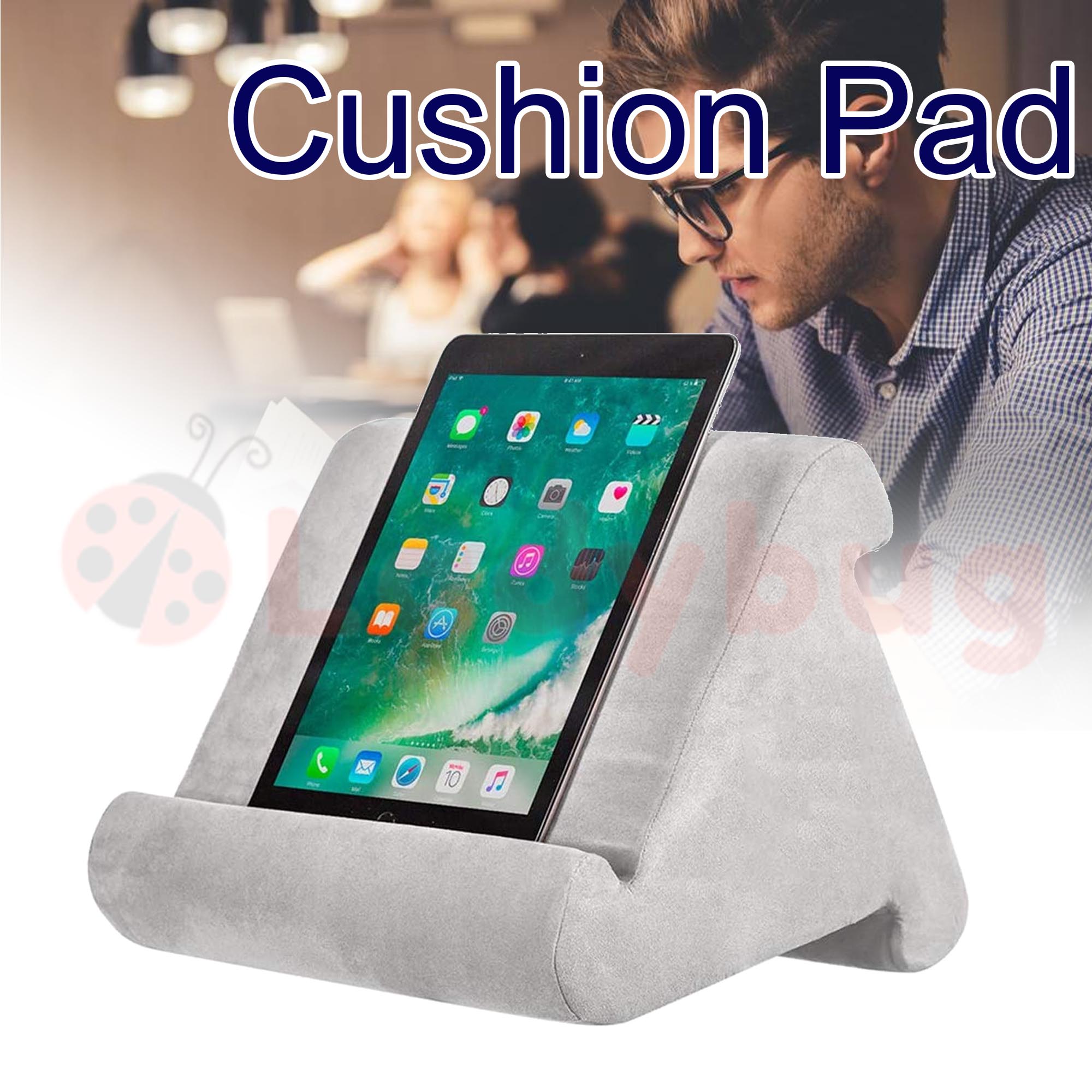 Reading Cushion Pad For iPad Foldable Rest Laptop Sofa Holder Pillow PC Tablet eBay