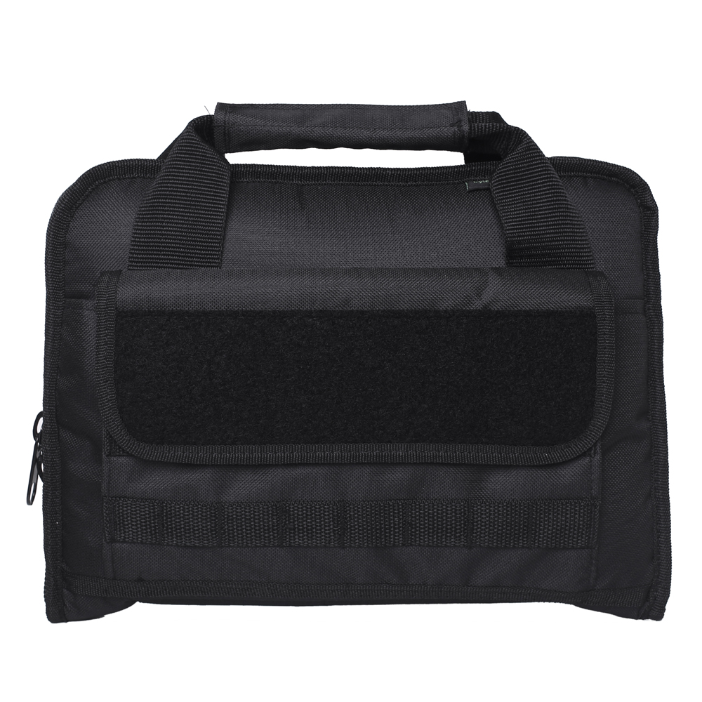 Tactical Black 2 Pistol Case Range Bag Pistol Case Handgun Bag Magazine Pouch | eBay