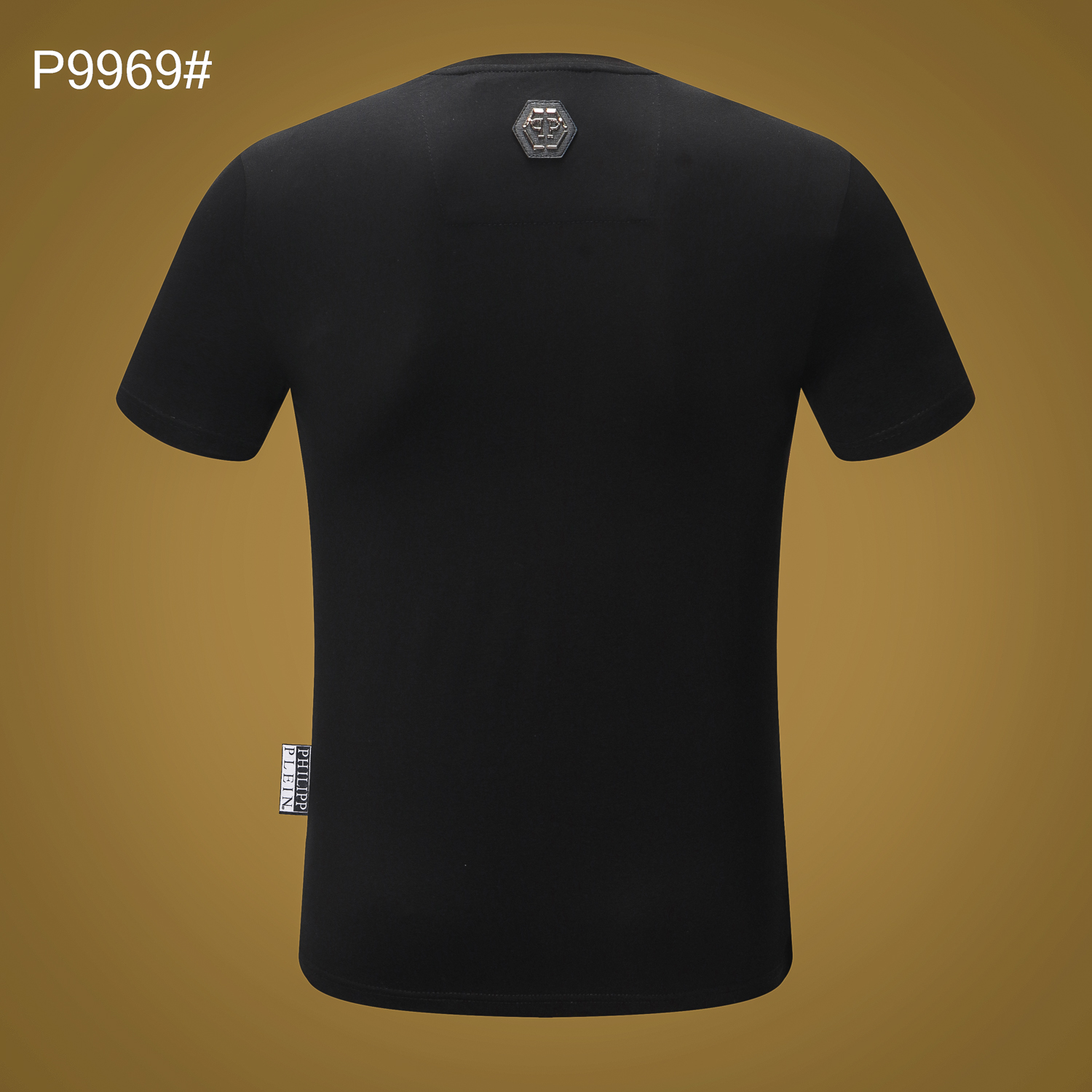 PHILIPP PLEIN Black T-shirt Skull Beading Men Casual Sports Tee M-3XL P9969