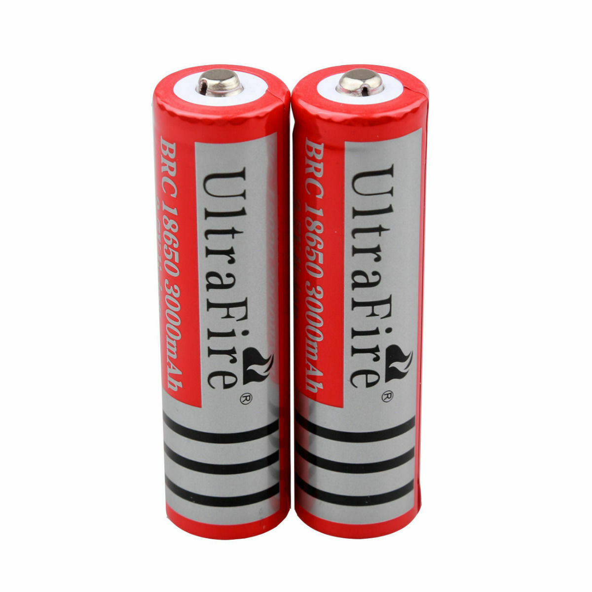 Rechargeable Battery 3.7V Button Top 3000mAh Lithium Battery Cell for Flashlight