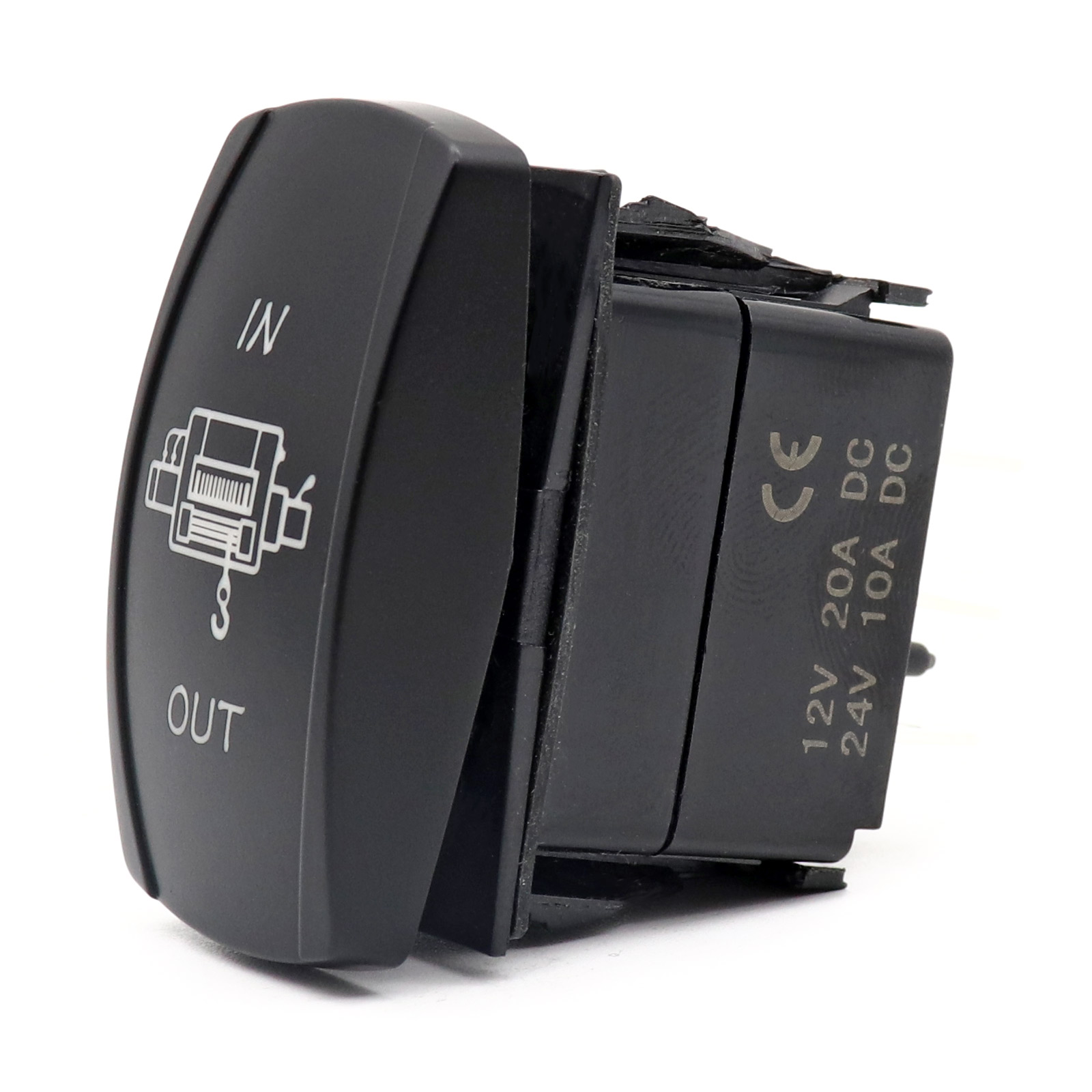 Winch Rocker IN OUT Switch Fit For UTV Polaris Ranger 900 800 RZR 900