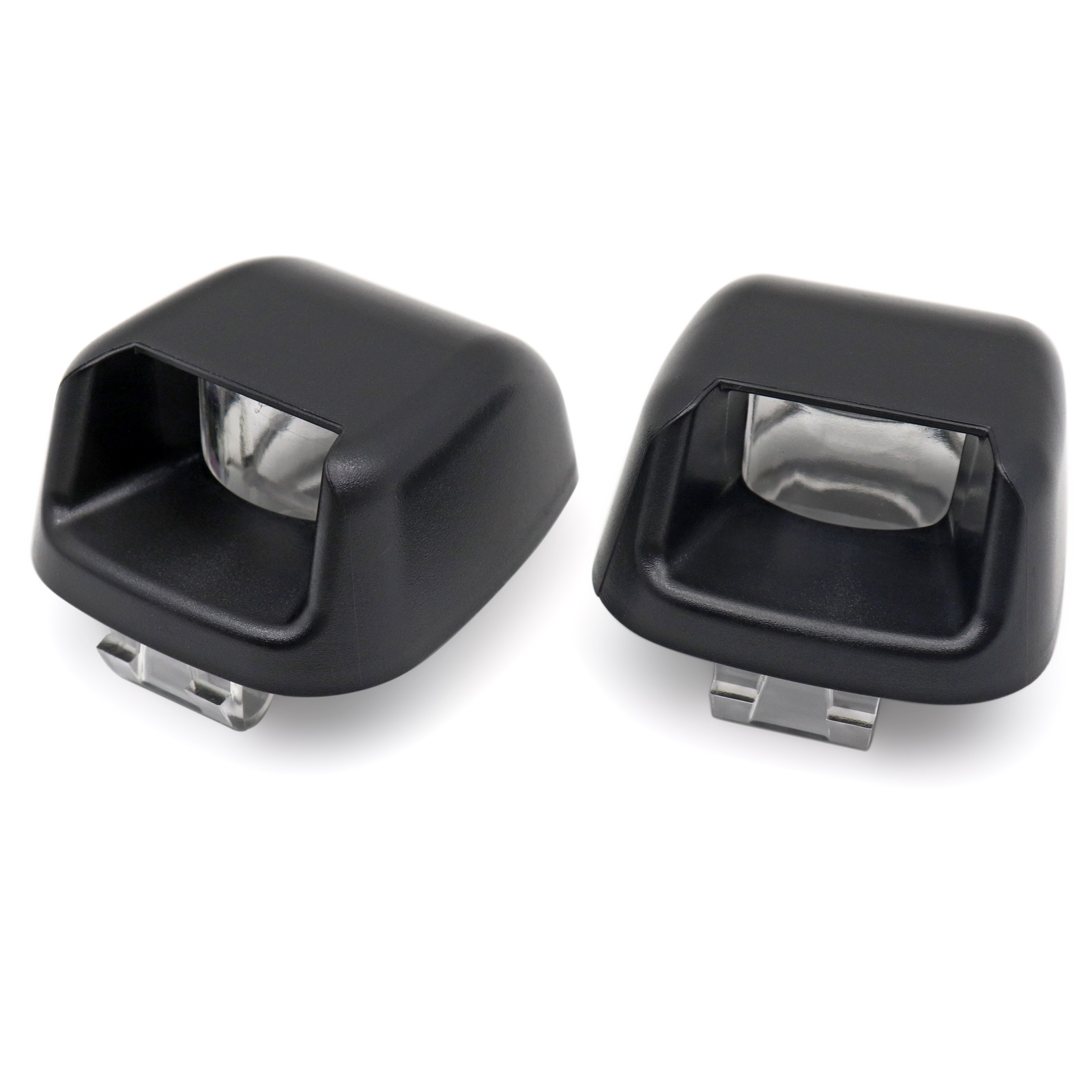 1 Pair License Plate Light Rear Bumper Lamp Housing Cover For Nissan