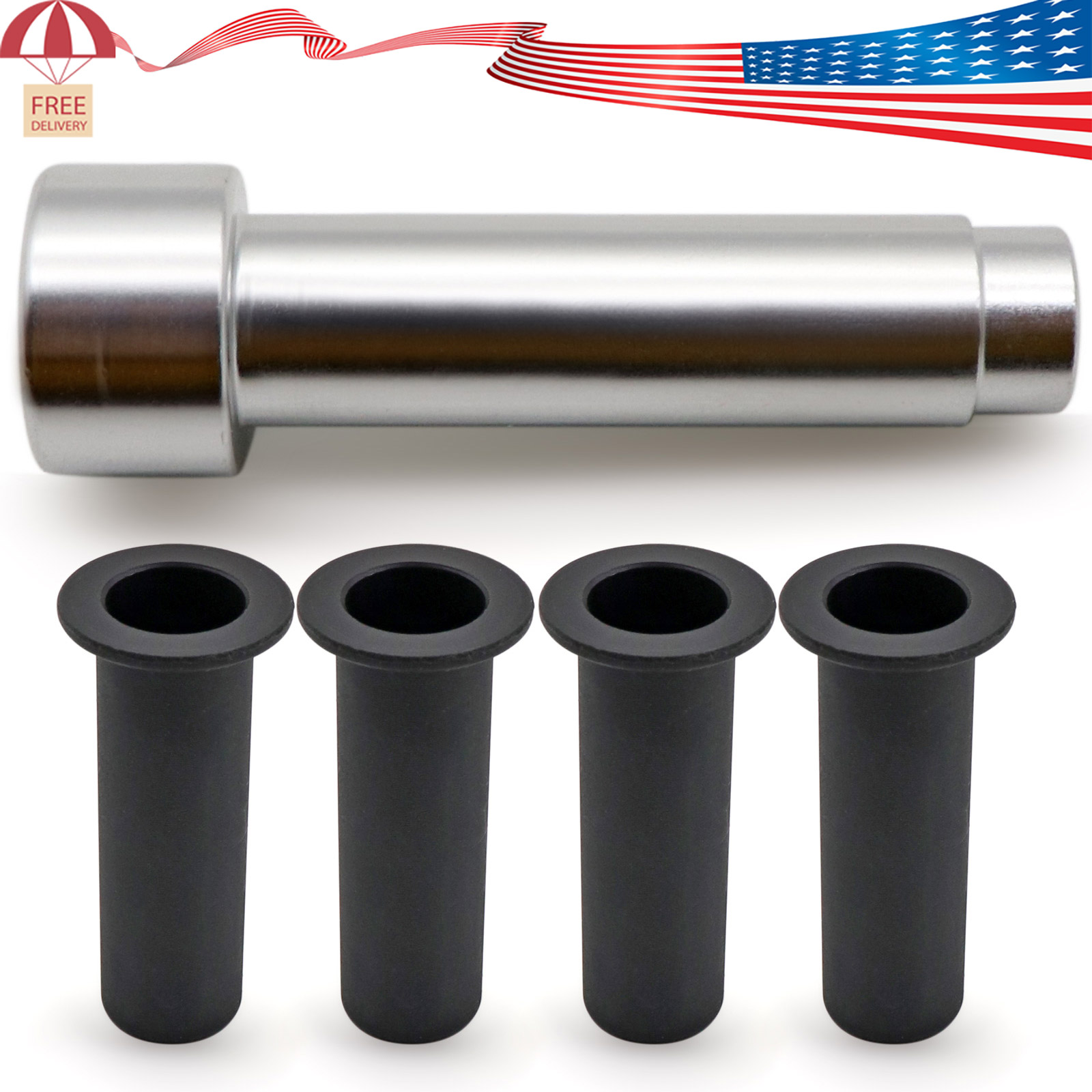 Door Hinge Pin Liners Bushings Kit for Jeep CJ Wrangler YJ TJ Delrin