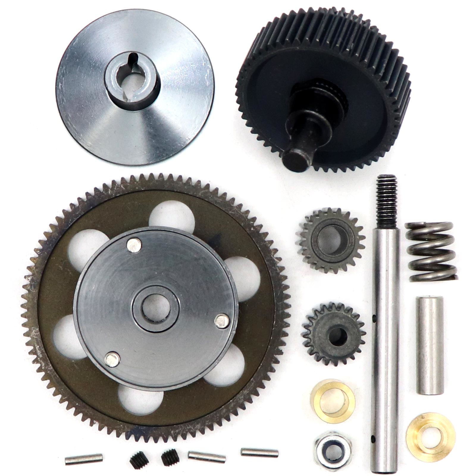 Details about   Black Heavy Duty Steel Transmission Gear Set For 1/10 RC Car Axial SCX10 Gearbox
