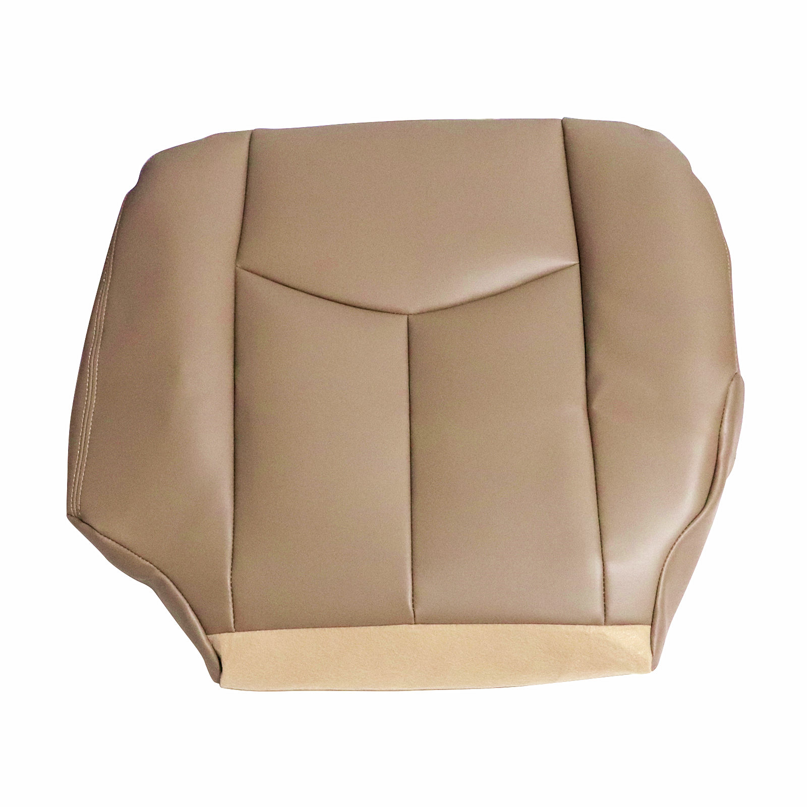 Front Seat Covers For 2003-2006 Chevy Silverado/GMC Sierra (Tan) - Bottom & Top, 2-Piece Set
