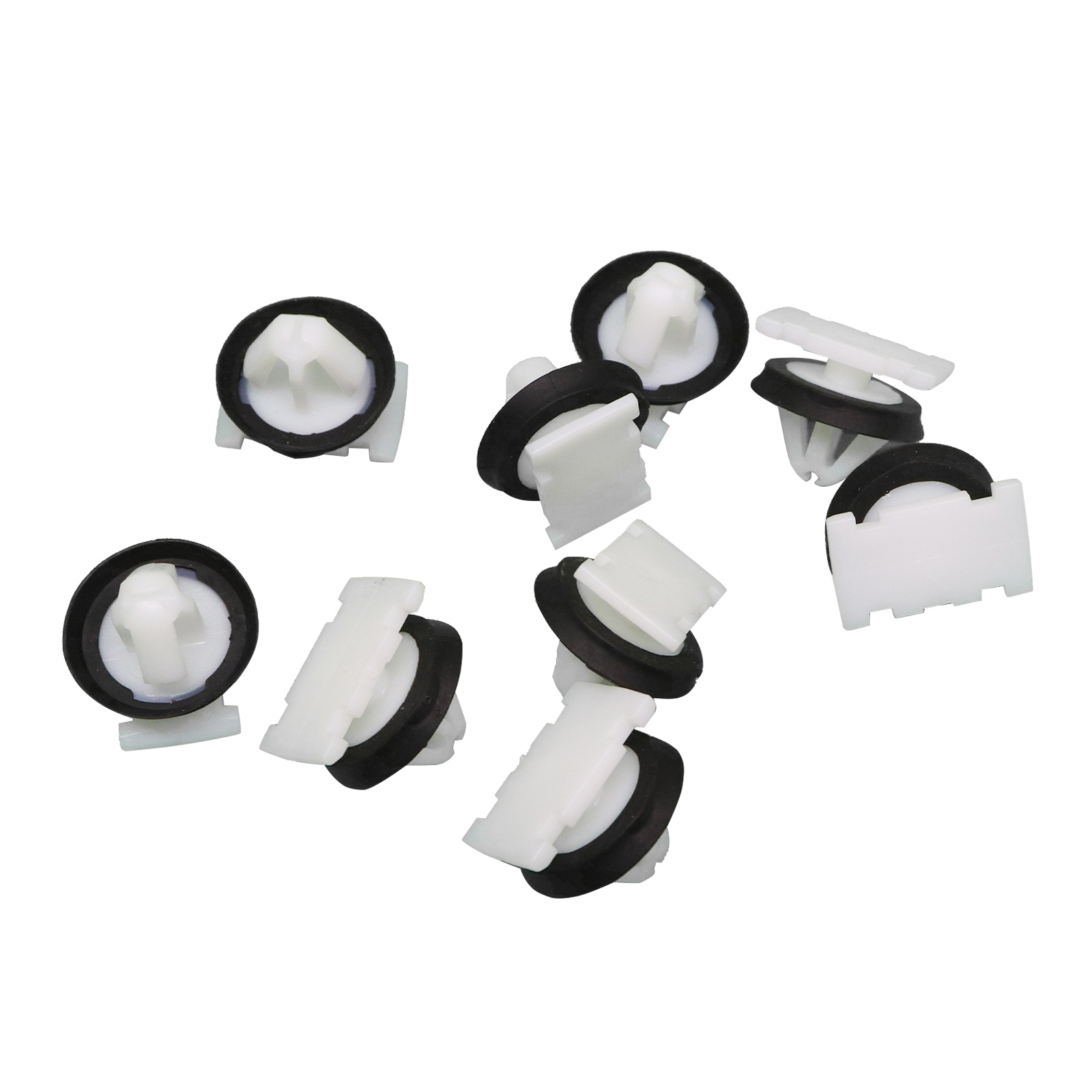 License Plate Screw Rexka 10pcs Rocker Panel Moulding Clips For GM 11518357 Chevrolet Avalanche Impala Lumina 741596 - Foto 2