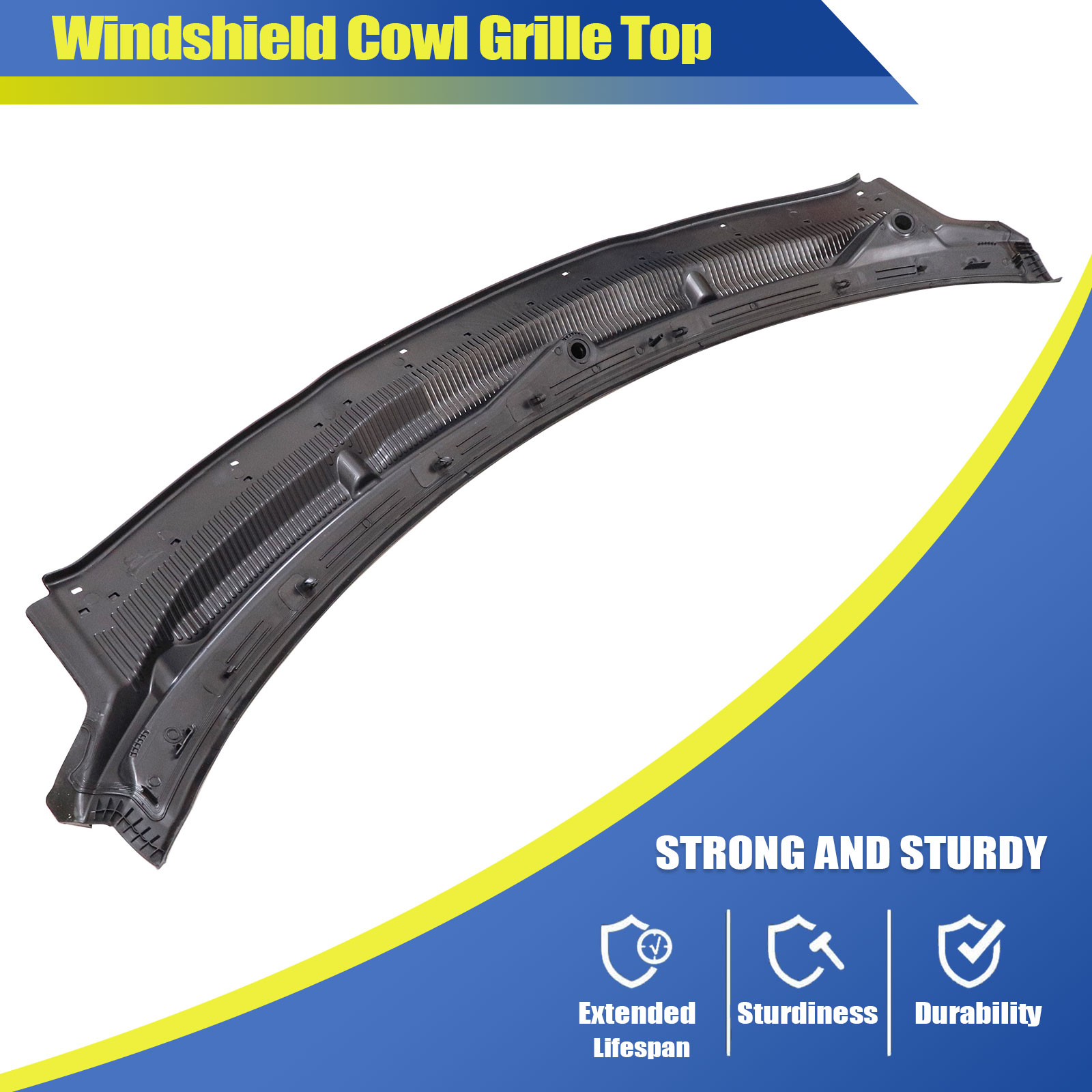 Fits For 2011-2019 Ford Explorer Windshield Cowl Grille Top