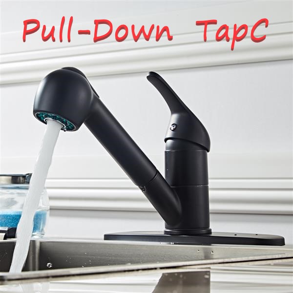 Pull Down Kitchen Bathroom All Copper Black Faucet Sink Outlet Pull Down Kitchen Bathroom All Copper