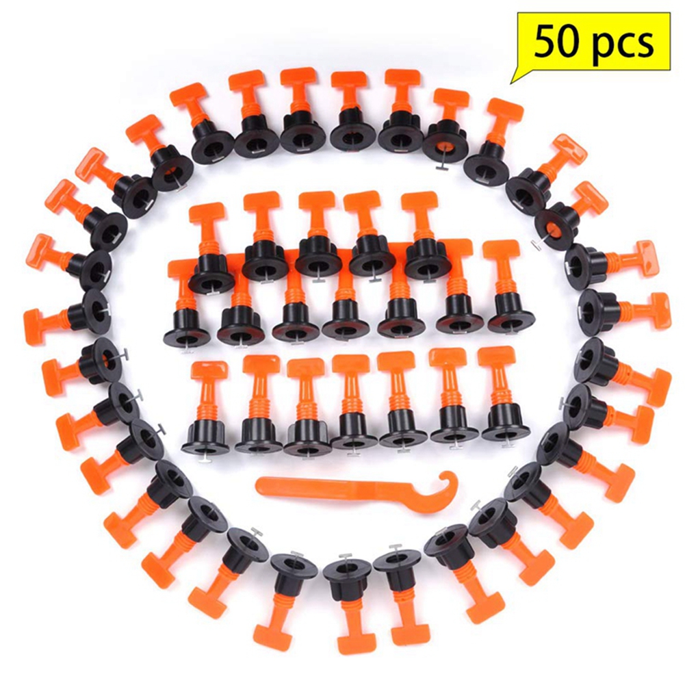 50-500pcs Floor Wall Ceramic Tile Leveler Tools Reusable Tile Levelling System