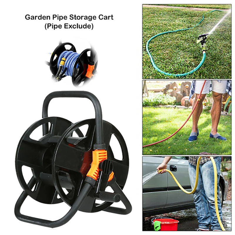 45M Portable Hose Pipe Reel Holder Garden Cart Water Pipe Lightweight Carrier