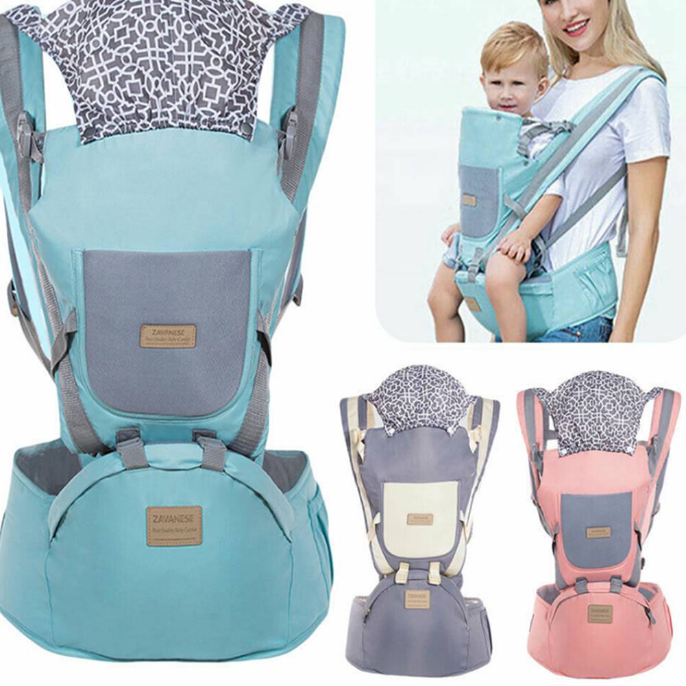9 in1 Ergonomische Babytrage Kindertrage Bauchtrage Rückentrage 4 Tragpositionen