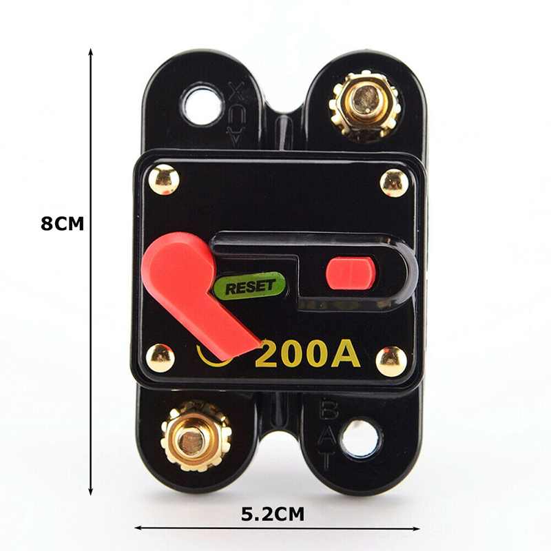 100A 200A 300A Automatische Sicherung Automatik Schalter Automat Auto KFZ 12/24V 
