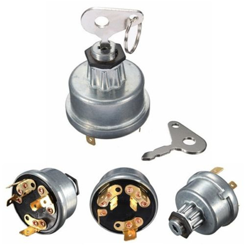 SODIAL Universal Tractor Plant Ignition Switch Fits Massey Ferguson JCB AS Lucas 35670