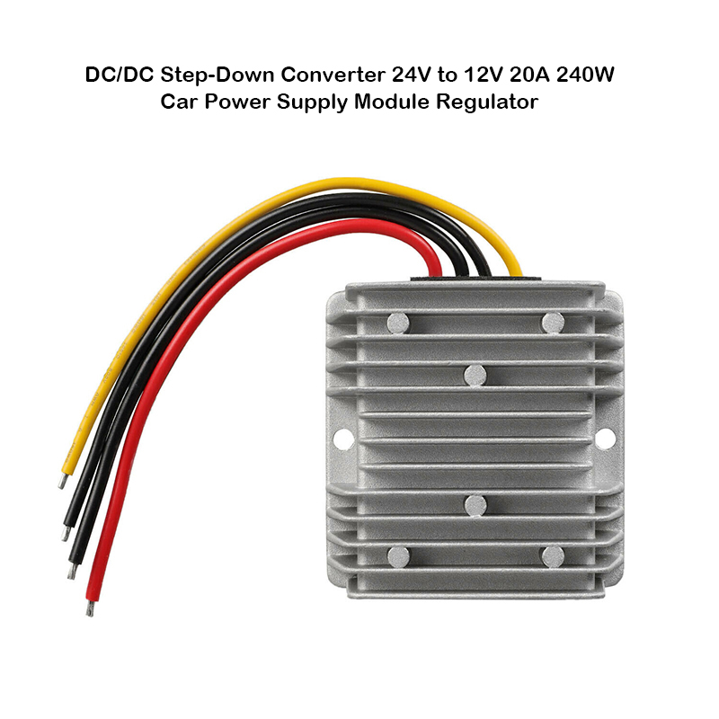 20A 240W DC 24V to 12V Car Power Regulator Converter Step-down Transformer UK