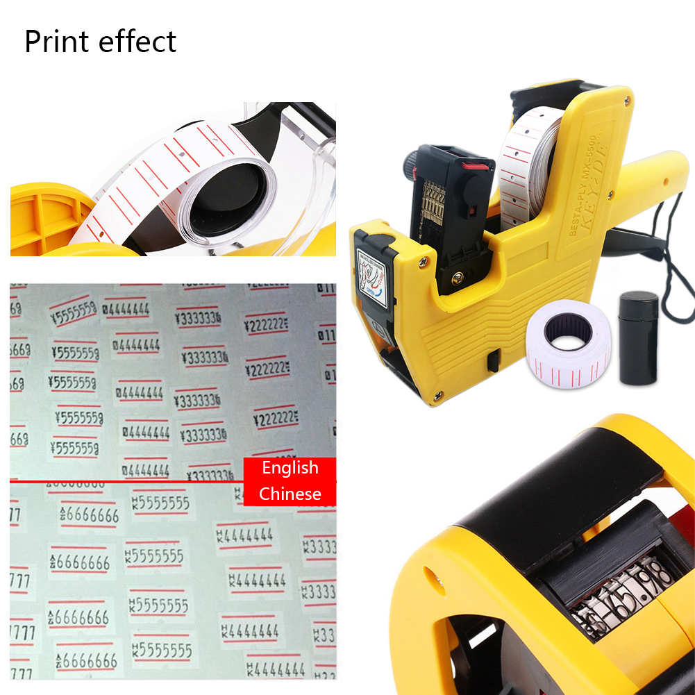 Price tag gun and labels